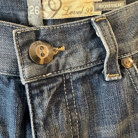 Level 99 Boyfriend Denim Shorts Size 26 - Picture 4 of 4